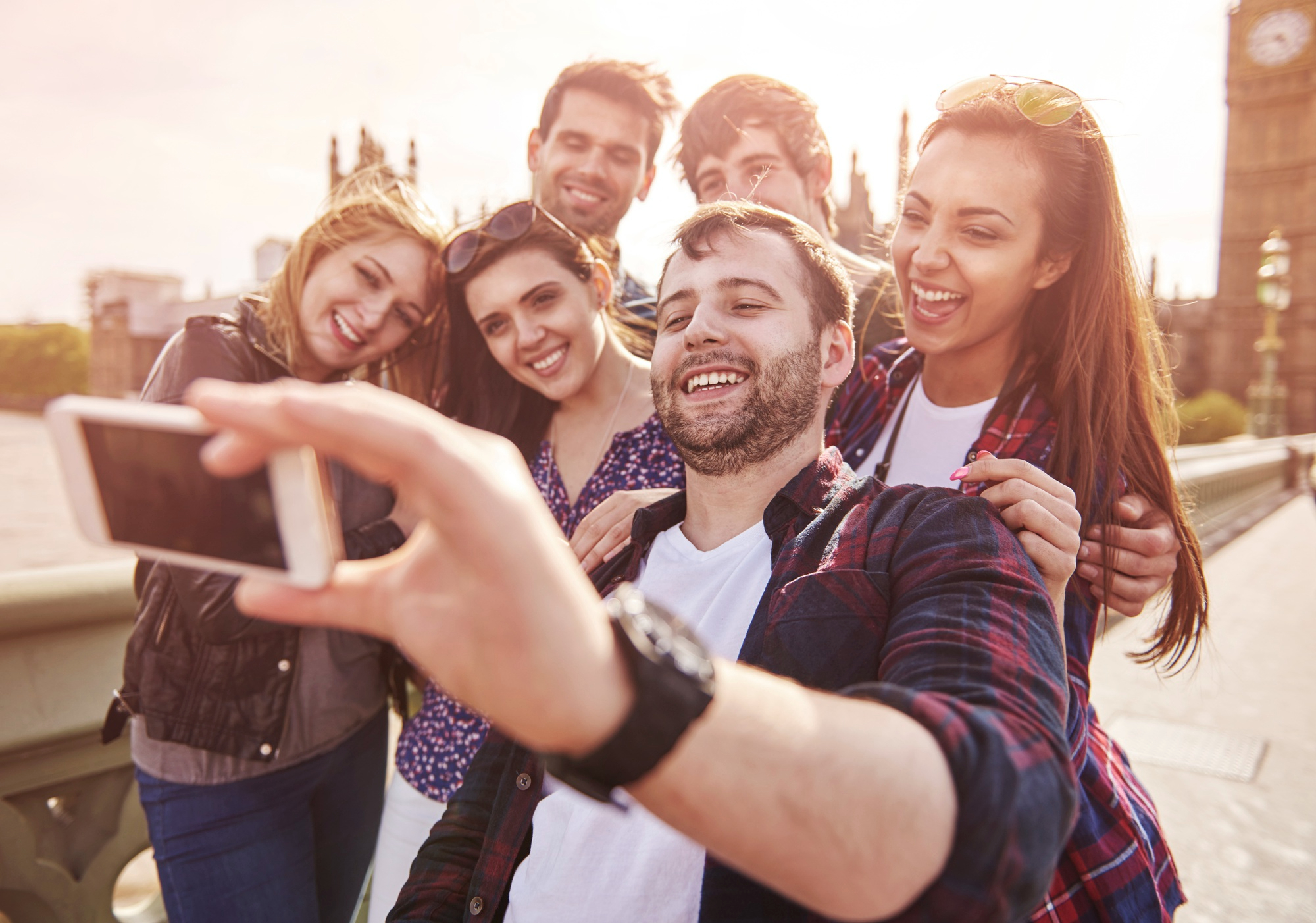 Friends enjoying together